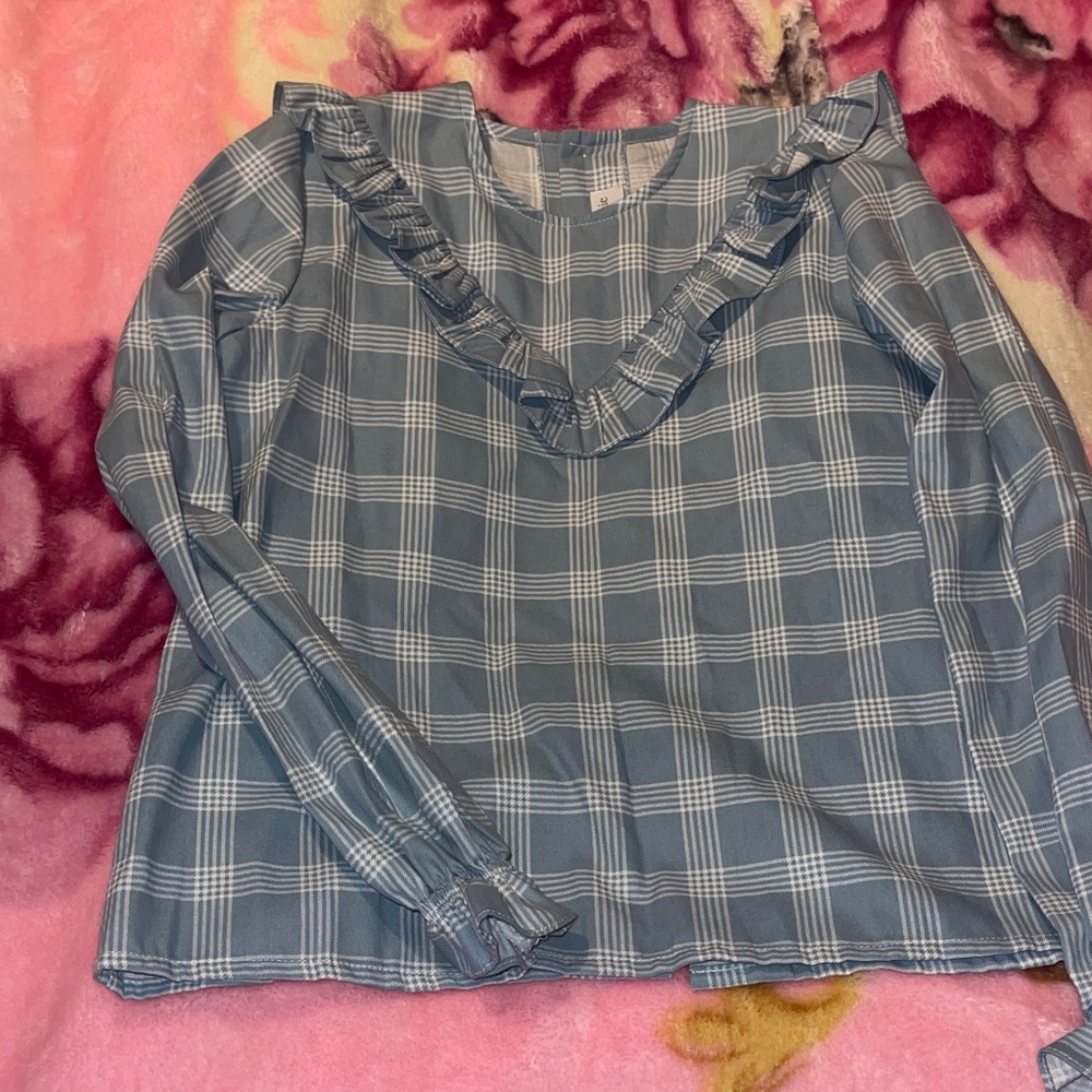 ChildrenChic girls Ruffle Blouse